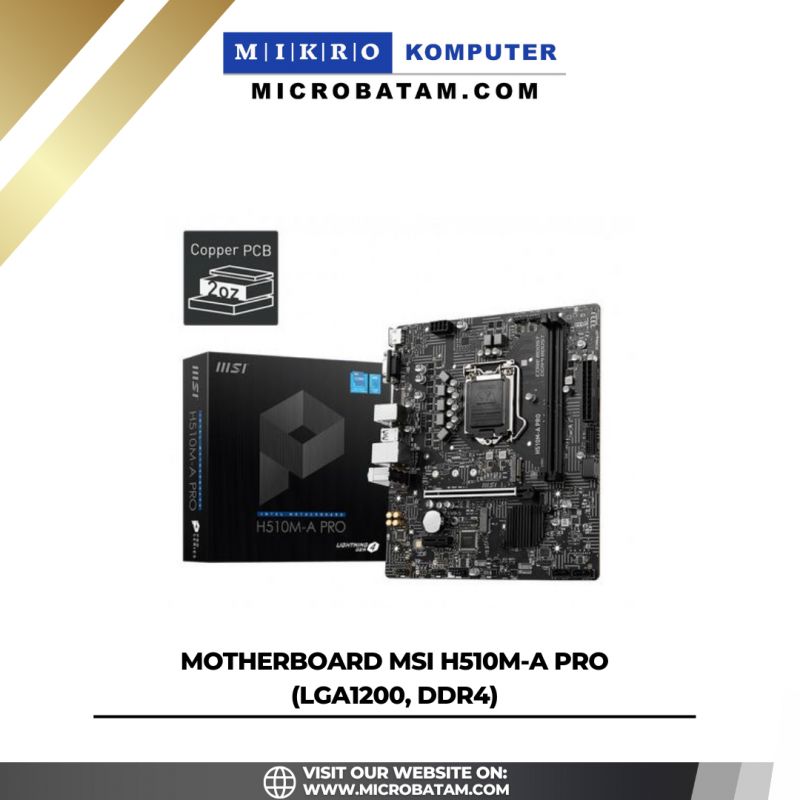 MotherBoard MSI H510M-A PRO (LGA1200, DDR4)