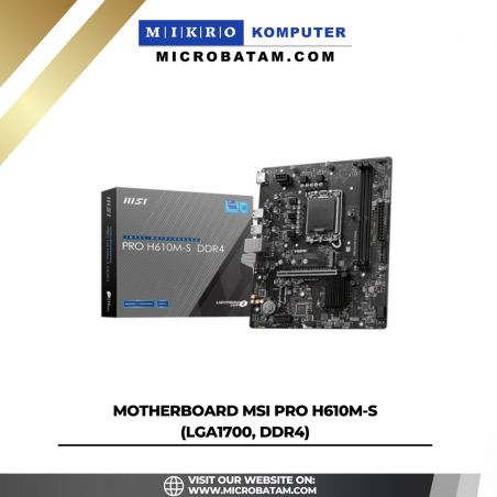 Motherboard MSI PRO H610M-S (LGA1700, DDR4)