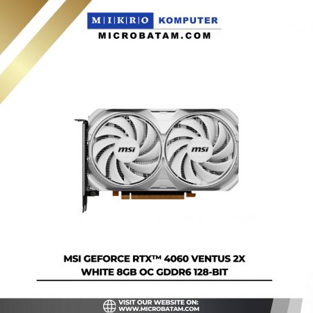 MSI GeForce RTX™ 4060 VENTUS 2X WHITE 8GB OC GDDR6 128-bit