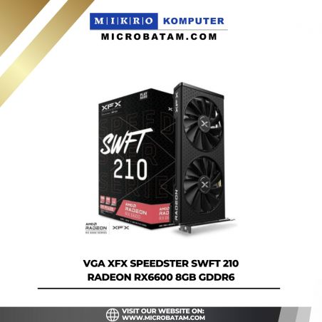 VGA XFX RX 6600 8GB GDDR6 SPEEDSTER SWFT 210 RADEON RX6600