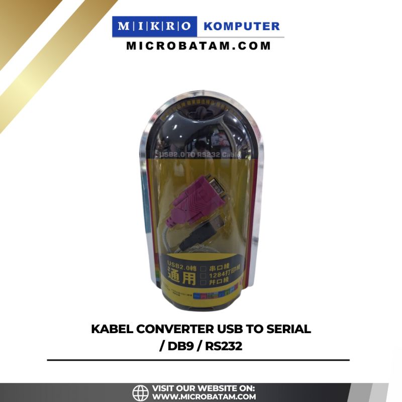 KABEL Converter USB TO SERIAL / DB9 / RS232