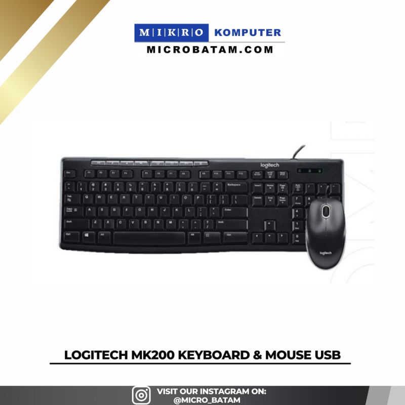 LOGITECH MK200 Keyboard & Mouse USB