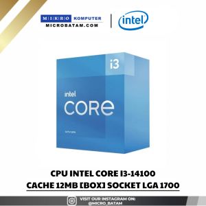 CPU Intel Core i3-14100 3.5GHz Up to 4.7GHz - Cache 12MB BOX SOCKET LGA 1700