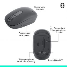 Logitech M196 Mouse Wireless Bluetooth