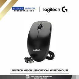 Logitech M100r USB Optical Wired Mouse