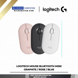 Logitech Mouse Bluetooth M350 GRAPHITE / ROSE / BLUE