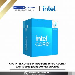 CPU Intel Core i3-14100 3.5GHz Up to 4.7GHz - Cache 12MB BOX SOCKET LGA 1700