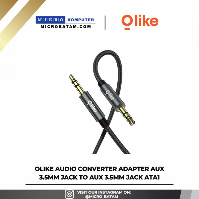 OLIKE AUDIO CONVERTER ADAPTER AUX 3.5MM JACK TO AUX 3.5MM JACK ATA1