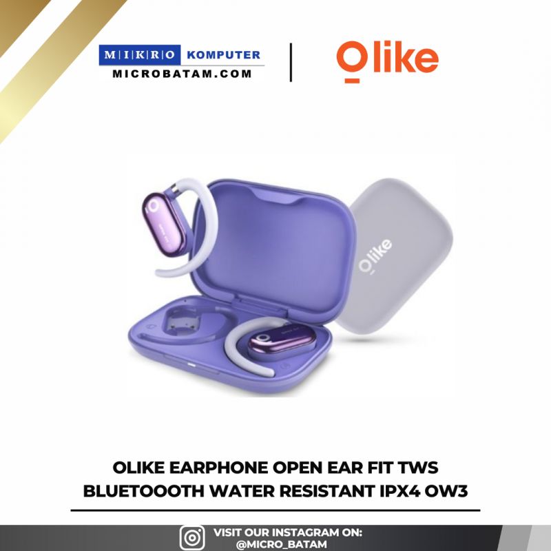 Olike Earphone Open Ear Fit TWS Bluetoooth Water Resistant IPX4 OW3