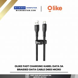 OLIKE FAST CHARGING KABEL DATA 3A BRAIDED DATA CABLE D603 MICRO