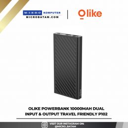 OLIKE POWERBANK 10000MAH DUAL INPUT & OUTPUT TRAVEL FRIENDLY P102