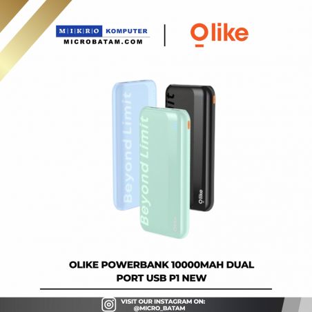 OLIKE POWERBANK 10000MAH DUAL PORT USB P1 NEW