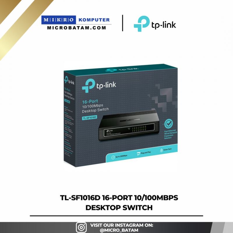 TL-SF1016D 16-Port 10/100Mbps Desktop Switch