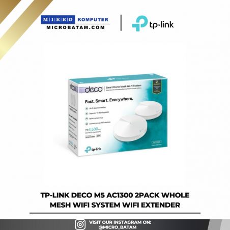 TP-Link Deco M5 AC1300 2Pack Whole Mesh Wifi System Wifi Extender