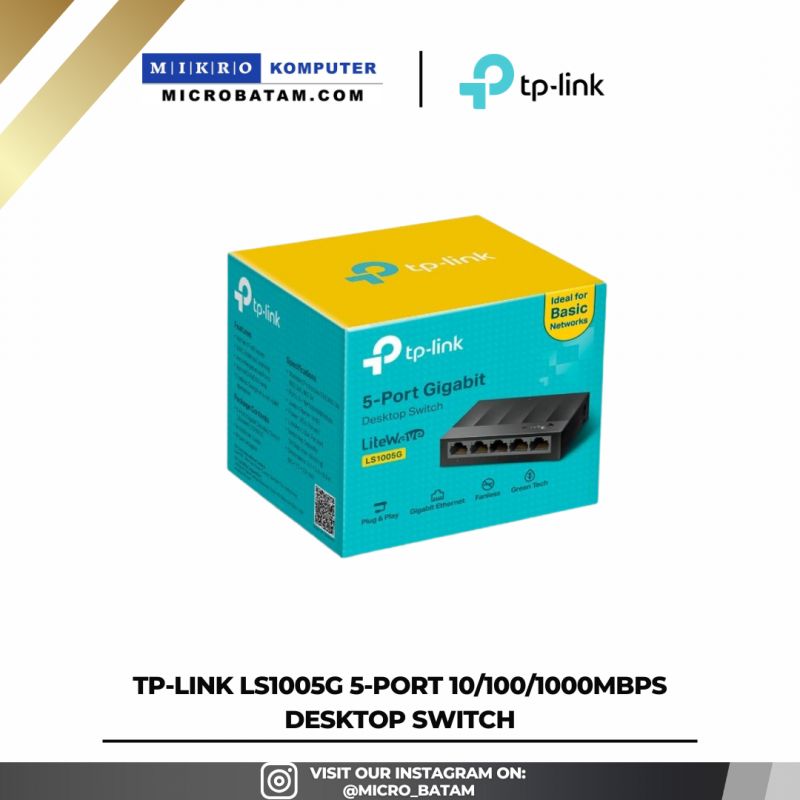 LS1005G 5-Port 10/100/1000Mbps Desktop Switch