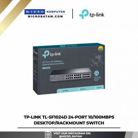 TP-LINK TL-SF1024D 24-port 10/100Mbps Desktop/Rackmount Switch