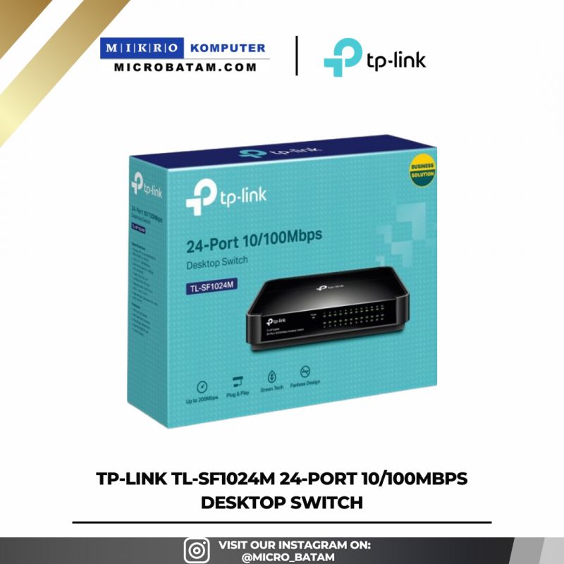 TP-LINK TL-SF1024M 24-Port 10/100Mbps Desktop Switch