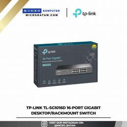 TL-SG1016D 16-Port Gigabit Desktop/Rackmount Switch