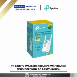 TP-LINK TL-WA860RE 300Mbps Wi-Fi Range Extender with AC Passthrough