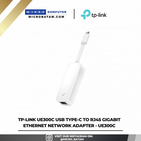 TP-LINK UE300C USB Type-C to RJ45 Gigabit Ethernet Network Adapter - UE300C