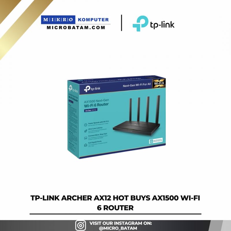 rcher AX12 Hot Buys AX1500 Wi-Fi 6 Router