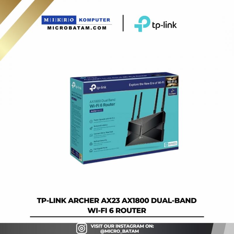 Archer AX23 AX1800 Dual-Band Wi-Fi 6 Router