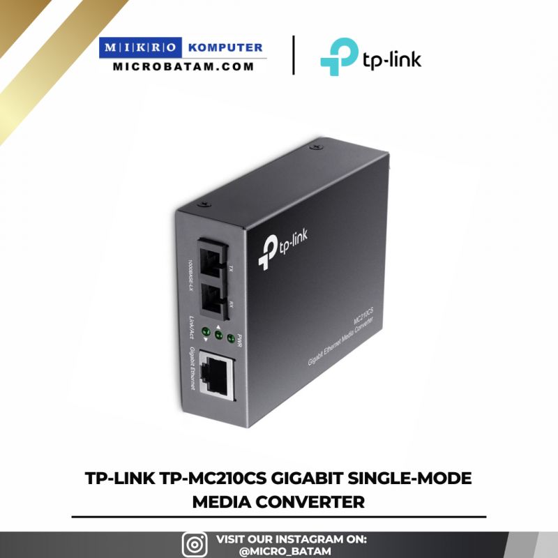 MC210CS Gigabit Single-Mode Media Converter