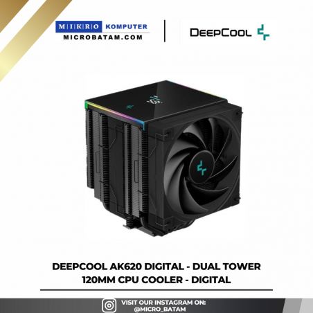 DeepCool AK620 DIGITAL - Dual Tower 120mm CPU Cooler - DIGITAL