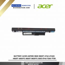 Battery Acer Aspire 3820 3820T 4745 4745G 4820T 4820TG 5820T 5820TG 5553 5745 7250 7739