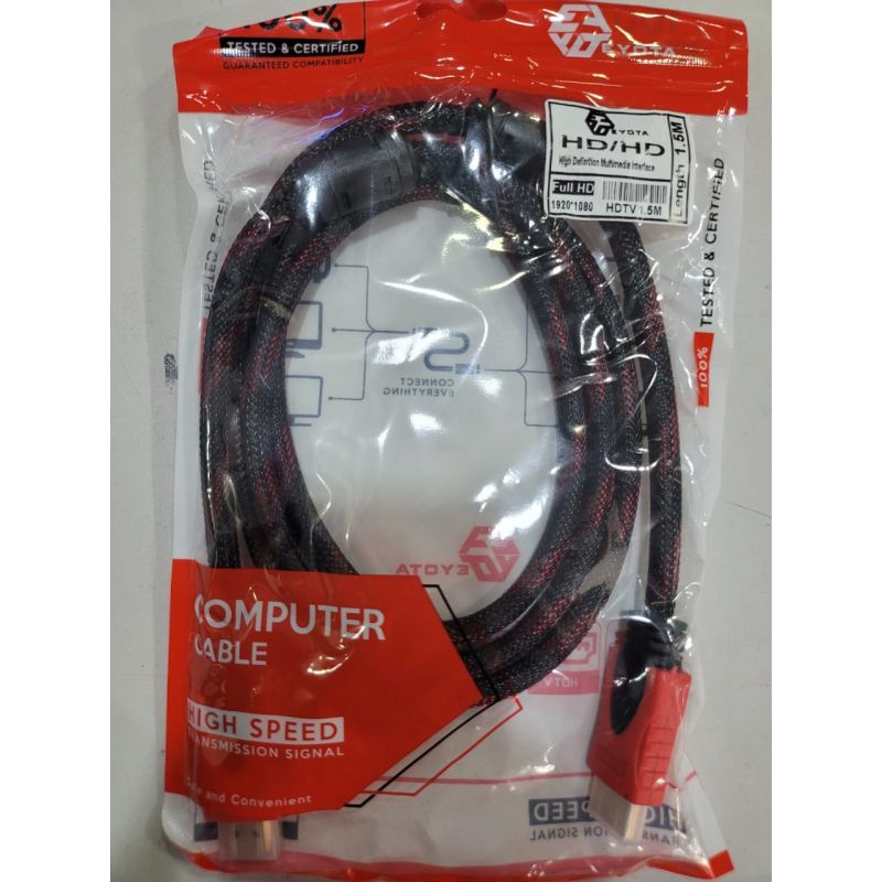 Kabel HDMI jaring EYOTA 1,5M