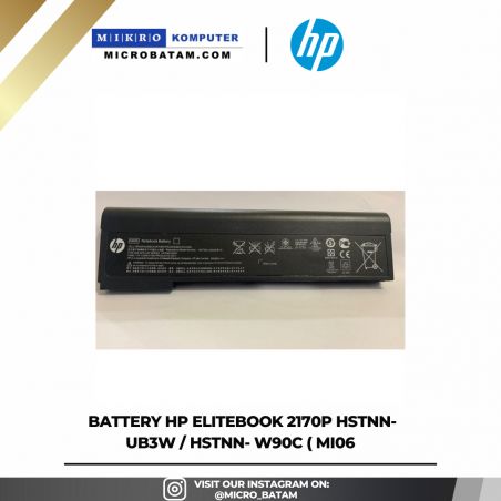 Battery HP EliteBook 2170p HSTNN- UB3W / HSTNN- W90C ( MI06 )