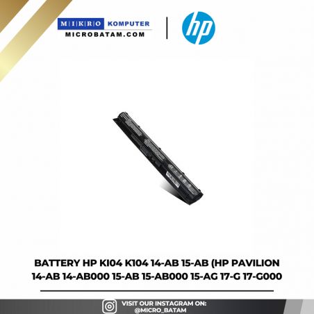 Battery HP KI04 K104 14-AB 15-AB (HP PAVILION 14-AB 14-AB000 15-AB 15-AB000 15-AG 17-G 17-G000 