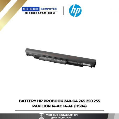 Baterai HP Probook 240-G4 245 250 255 Pavilion 14-AC 14-AF (HS04)