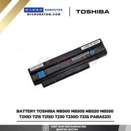 Battery TOSHIBA NB500 NB505 NB520 NB550 T210D T215 T215D T230 T230D T235 PABAS231