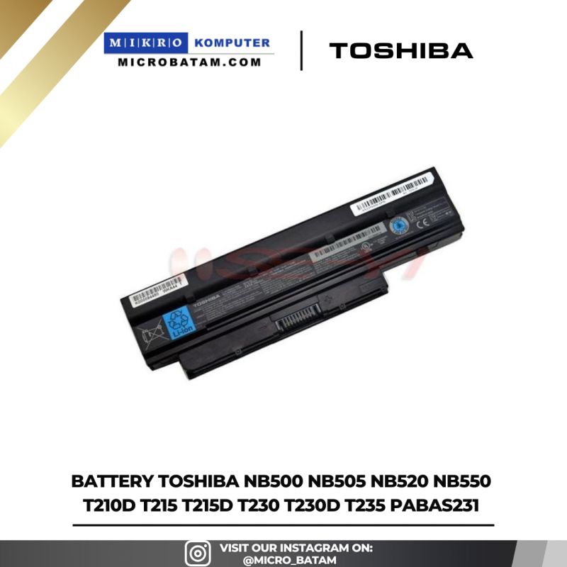 BATERAI TOSHIBA PA 3820