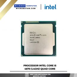 PROCESSOR INTEL CORE i5 4670 3.4GHz QUAD CORE