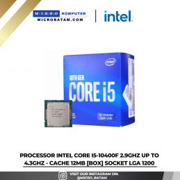 PROCESSOR Intel Core I5-10400F 2.9GHz Up to 4.3GHz - Cache 12MB BOX SOCKET LGA 1200