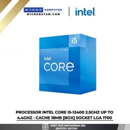 PROCESSOR Intel Core I5-12400 2.5GHz UP TO 4.4GHz - Cache 18MB BOX SOCKET LGA 1700