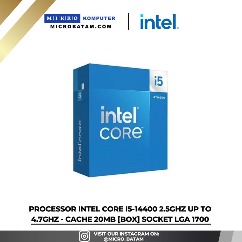 Processor INTEL CORE i5 14400 Processor INTEL CORE i5 14400