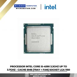 PROCESSOR Intel Core i5-4590 3.3GHz up to 3.7GHz - Cache 6MB TRAY + FAN SOCKET LGA 1150