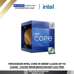 PROCESSOR Intel Core i9-12900F 2.4GHz Up to 5.1GHz - Cache 30MB BOX SOCKET LGA 1700