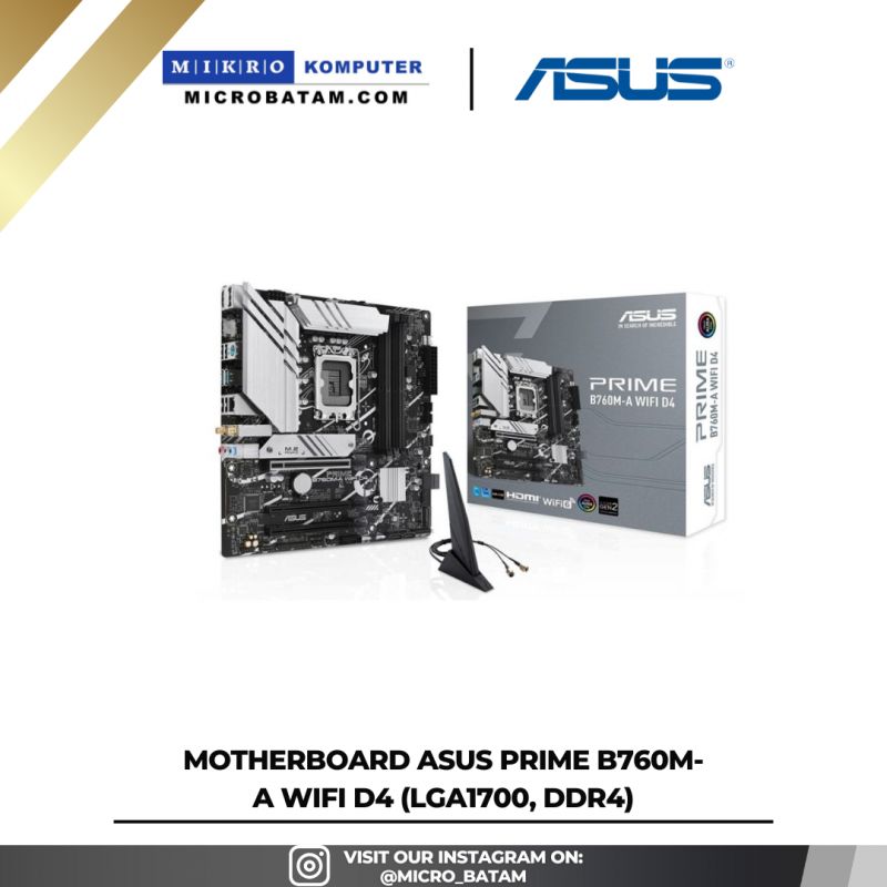 ASUS PRIME B760M-A Wifi D4 (Intel LGA 1700, Gen12, Gen13)