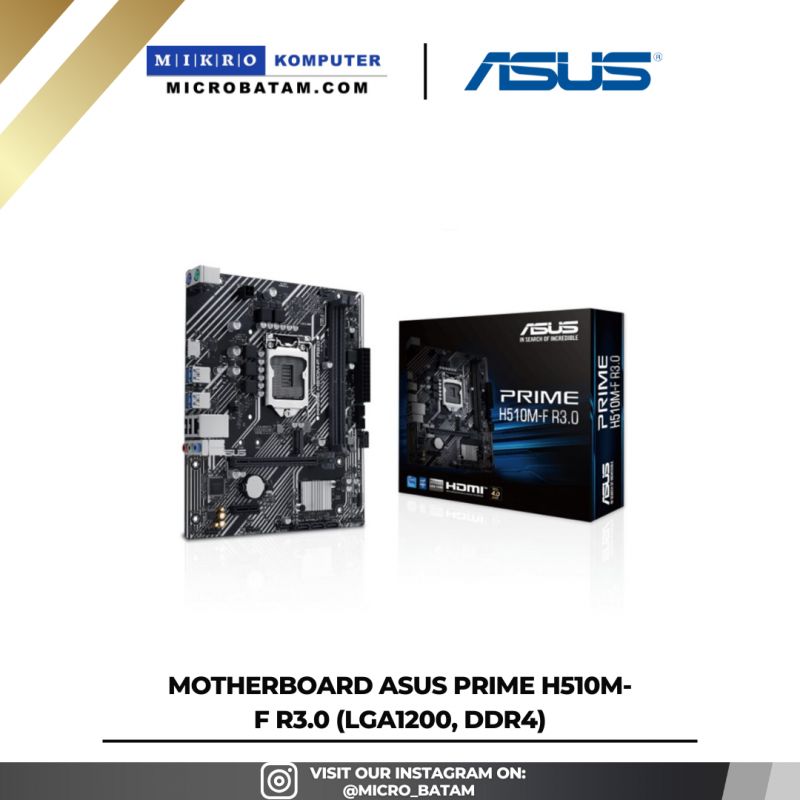 Motherboard ASUS PRIME H510M-F R3.0 (LGA1200, DDR4)