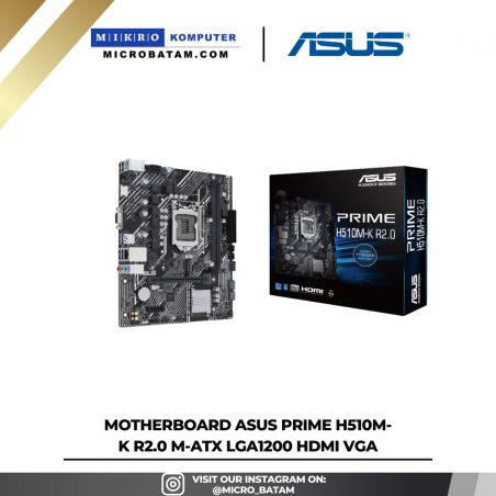 motherboard ASUS PRIME H510M-K R2.0 m-Atx Lga1200 Hdmi Vga