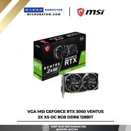 MSI GEFORCE RTX 3050 VENTUS 2X XS OC 8GB DDR6 128BIT 