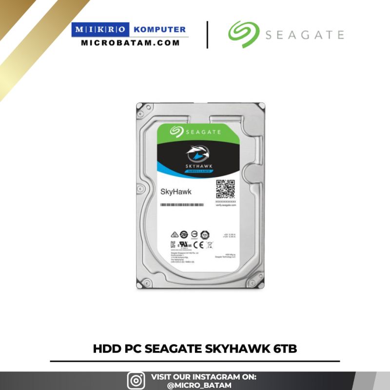 HDD PC SEAGATE SKYHAWK 6TB HDD PC SEAGATE SKYHAWK 6TB