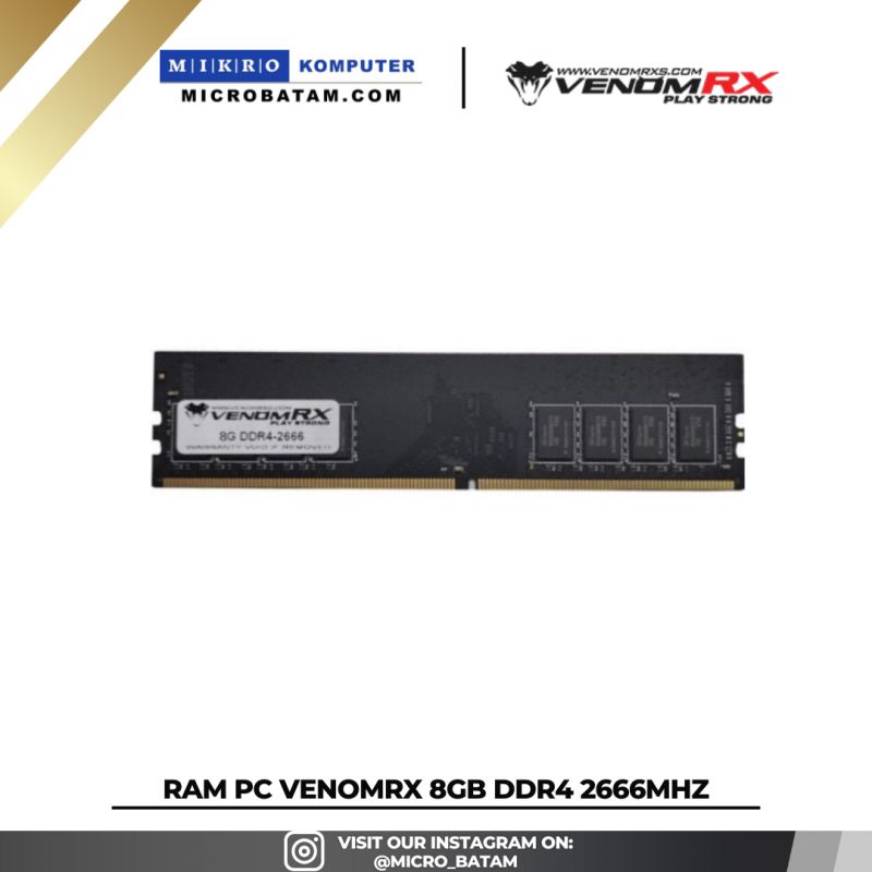 RAM Lodimm DDR4 8GB PC2666 VenomRX Desktop