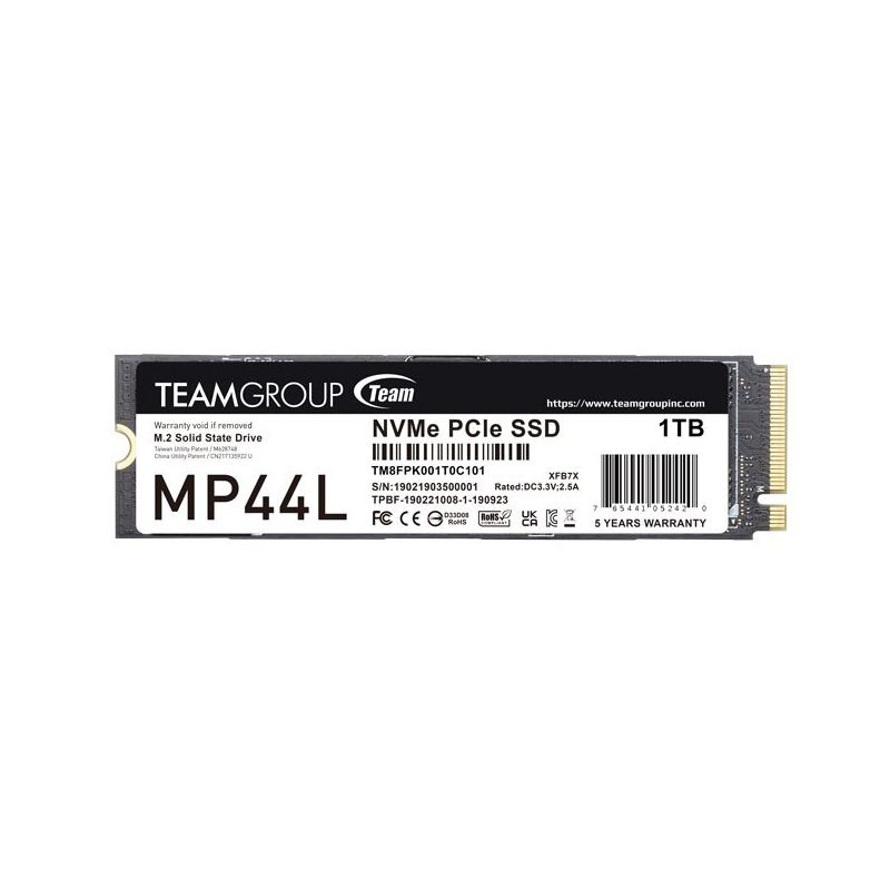 SSD TEAM MP44L 1TB M.2 NVME - PCIe Gen4x4