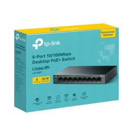 TPLINK SWITCH HUB TL-LS109P 8PORT POE+ LS109P