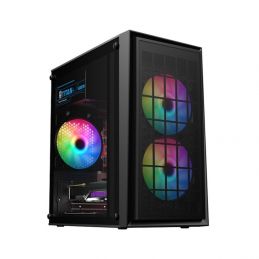 Casing Gaming PC RAPTOR POWERMAX 800 - with PSU NERRO-600 & 2 fan rgb + USB 3.0